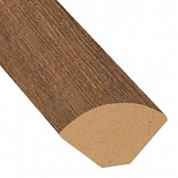 Copper Ridge Chestnut Laminate 1.075 in wide x 7.5 ft Length X2O Water-Resistant Quarter Round